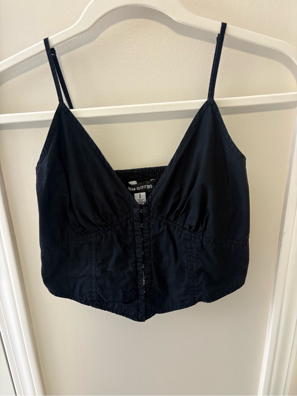 Urban Outfitters black crop corset top